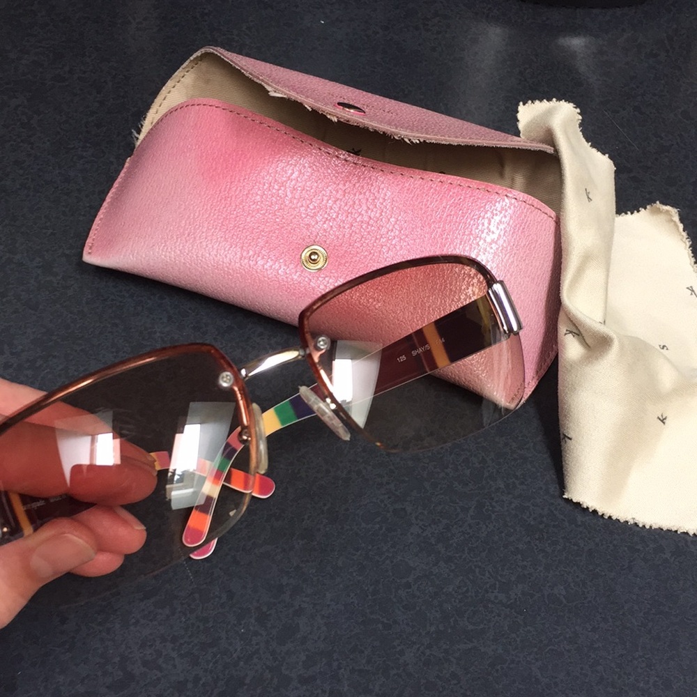 Kate Spade Sunglasses with case and cleaning cloth
